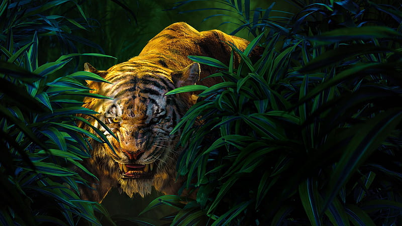 Shere Khan The Jungle Book Movie, the-jungle-book, movies, animated-movies, HD wallpaper