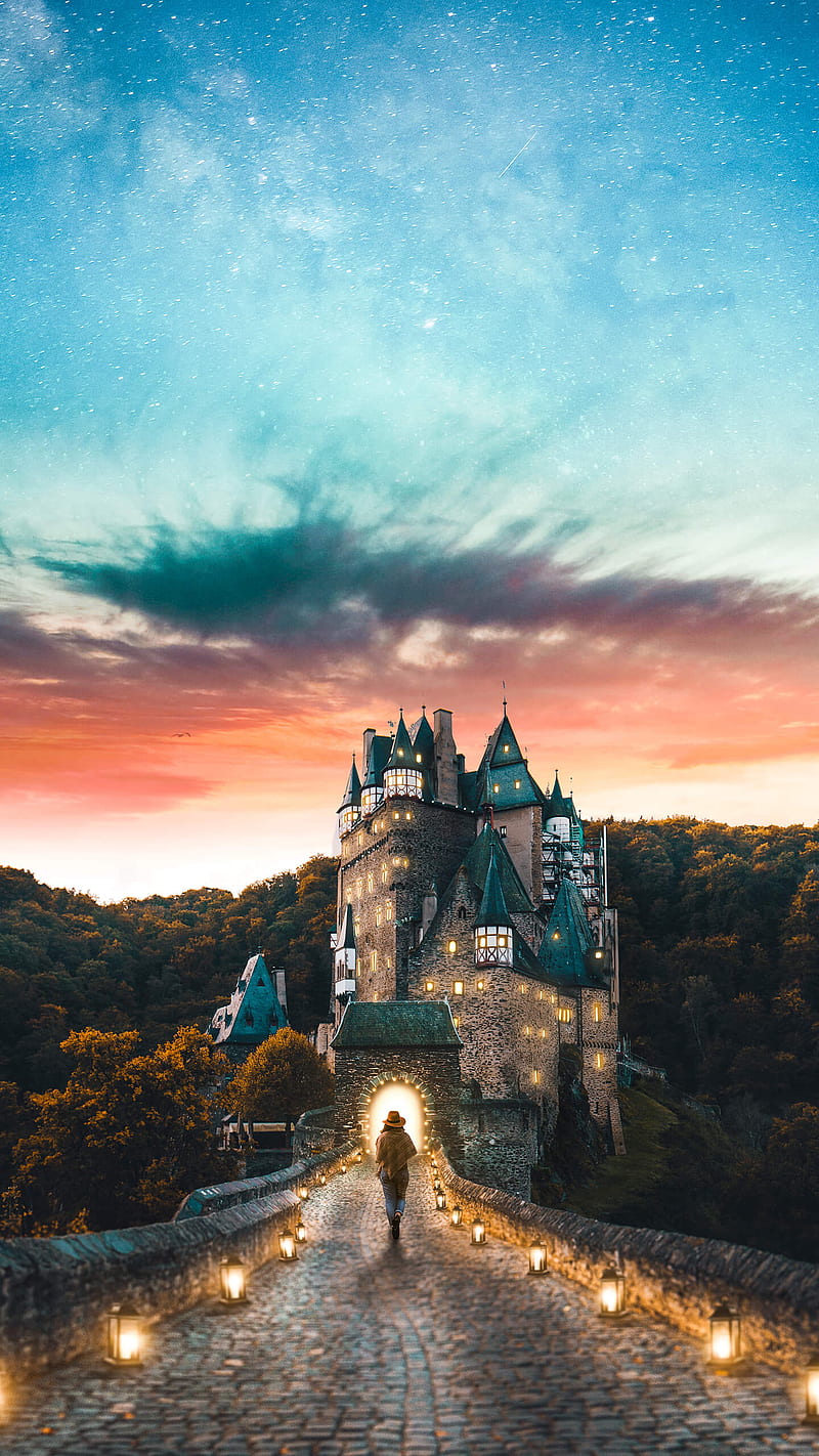Castle, architecture, castles, medieval, scotland, HD phone wallpaper