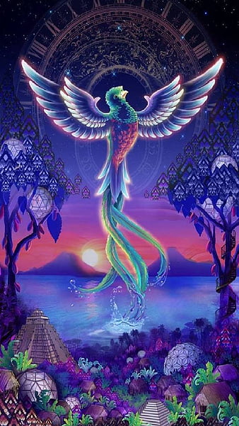 Fantasy Phoenix Wallpaper by Sami Mattila