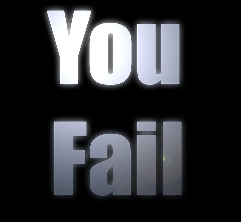 You fail, game, fail, noob, word, HD wallpaper