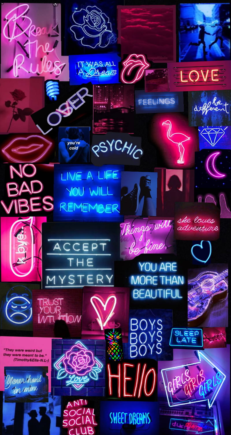Neon vibes, aesthetics, neon, vibes, HD phone wallpaper | Peakpx