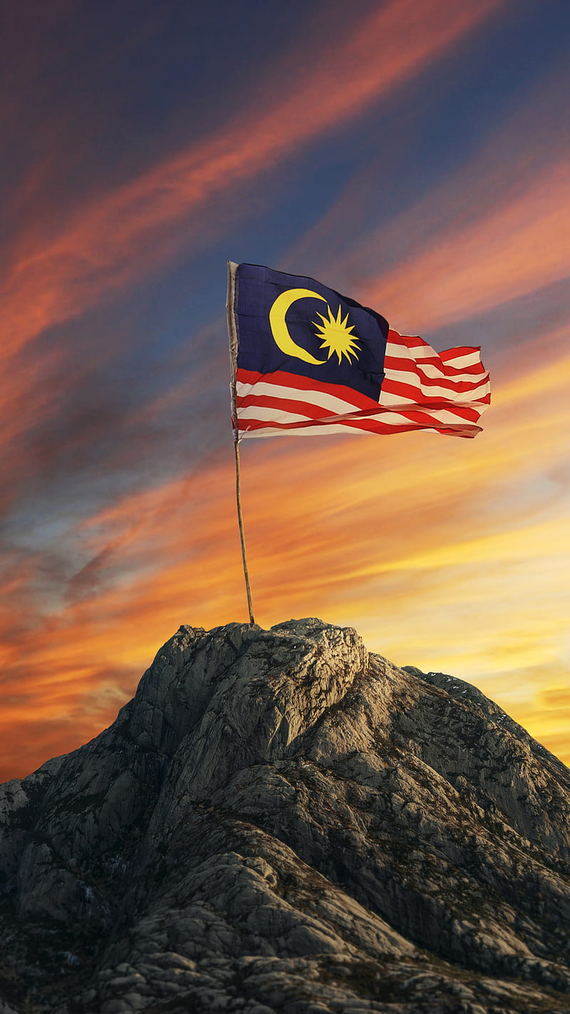 Jalur Gemilang Digital Art Flag Hasaka Independence Day Malay Malaysia Hd Mobile Wallpaper Peakpx