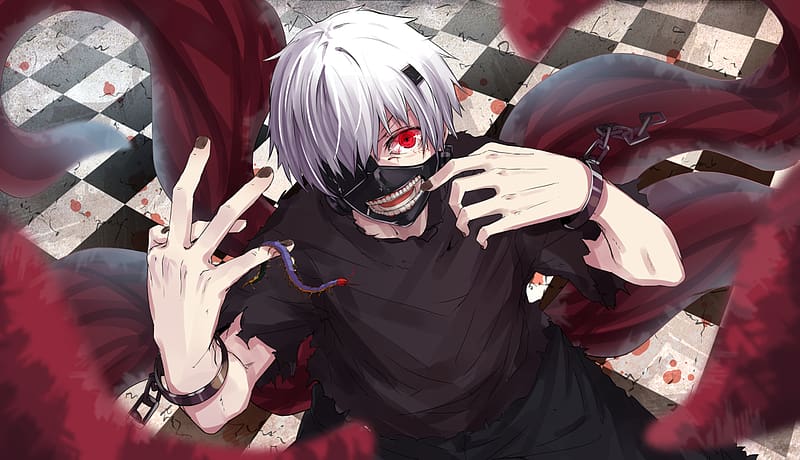 Centipede Kaneki (Tokyo Ghoul), Render, male character transparent  background PNG clipart | HiClipart