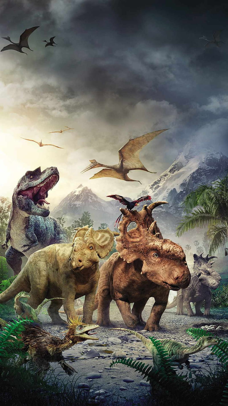 Dinosaurs, animals, birds, digital art, giant, huge, wild, HD phone  wallpaper | Peakpx