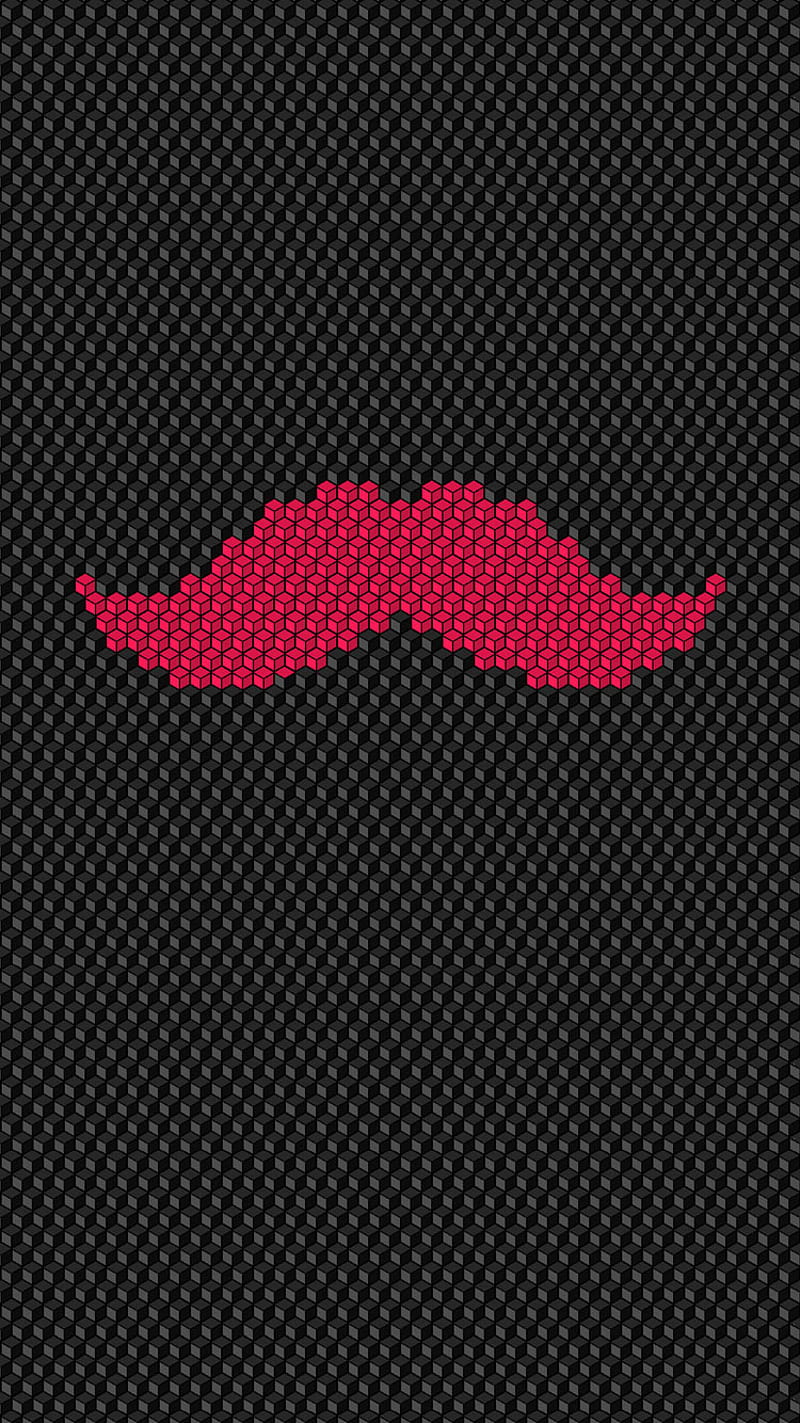 Moustache, red, HD phone wallpaper | Peakpx