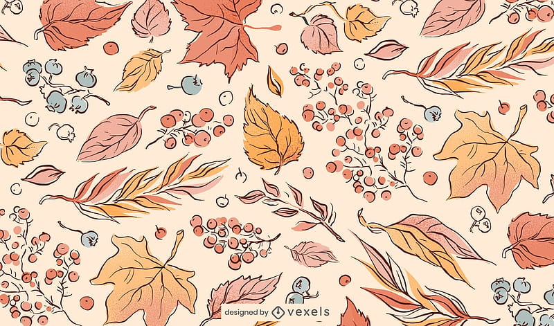 Pattern, yellow, vexels, autumn, texture, leaf, toamna, red, HD ...
