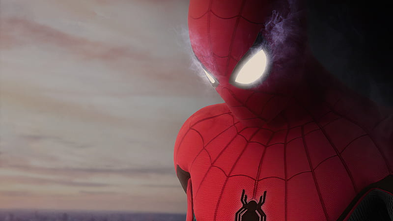 Spider Man Far From Home Glowing Eyes, spiderman-far-from-home, spiderman, superheroes, movies, 2019-movies, artstation, HD wallpaper