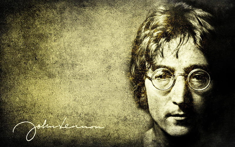 John Lennon, one, beatles, four, HD wallpaper