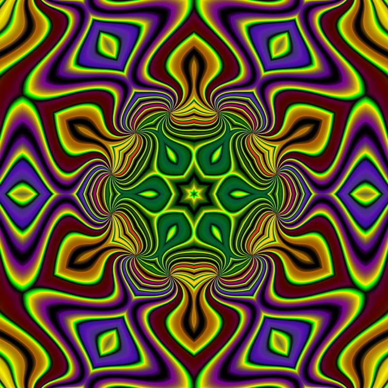 Kaleidoscope me, mushrooms, acid, trippy, colorful, art, desenho, HD phone  wallpaper | Peakpx