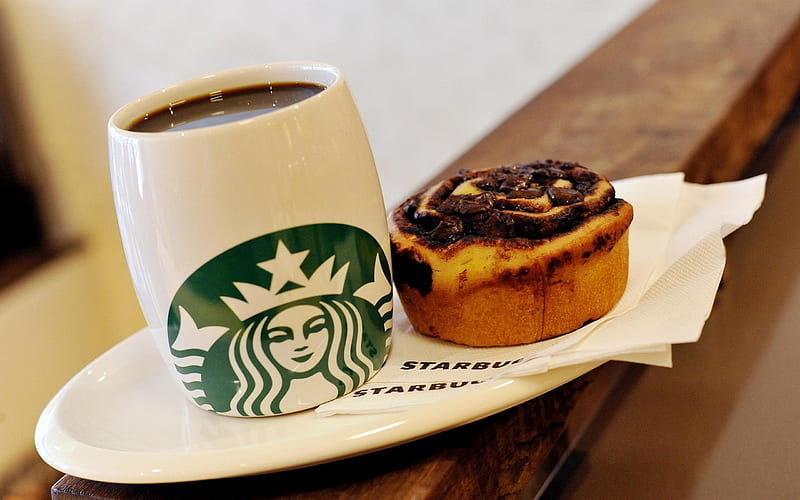Starbucks Coffee Cake-Brand, HD wallpaper