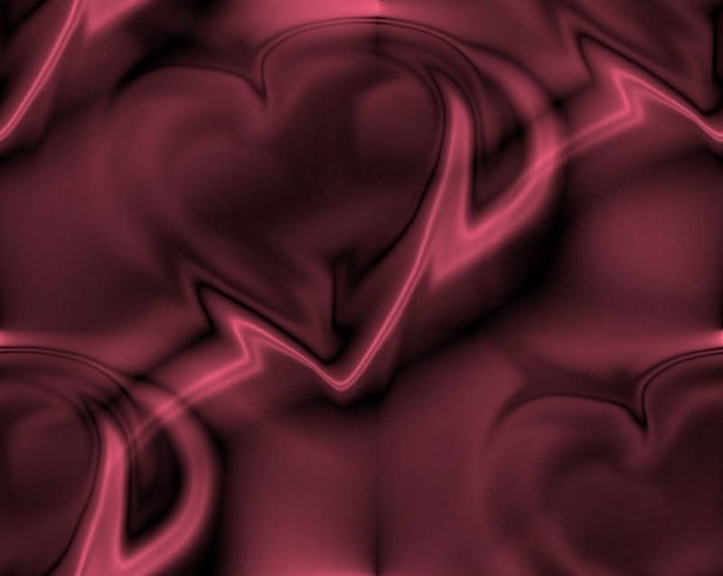 silk purple heart, purple, love, heart, silk, valentine, HD wallpaper