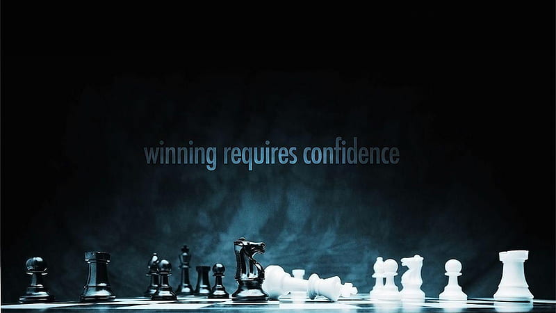 Winning Requires Confidence Motivational, HD wallpaper