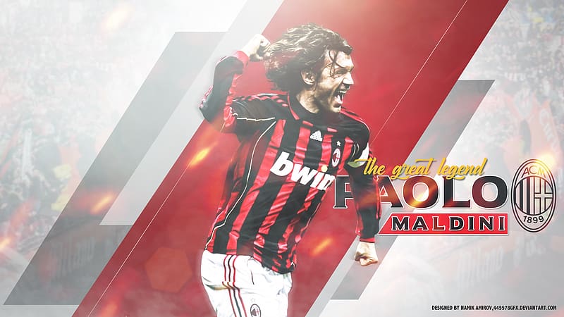 Sports, Soccer, Italian, A C Milan, Paolo Maldini, HD wallpaper