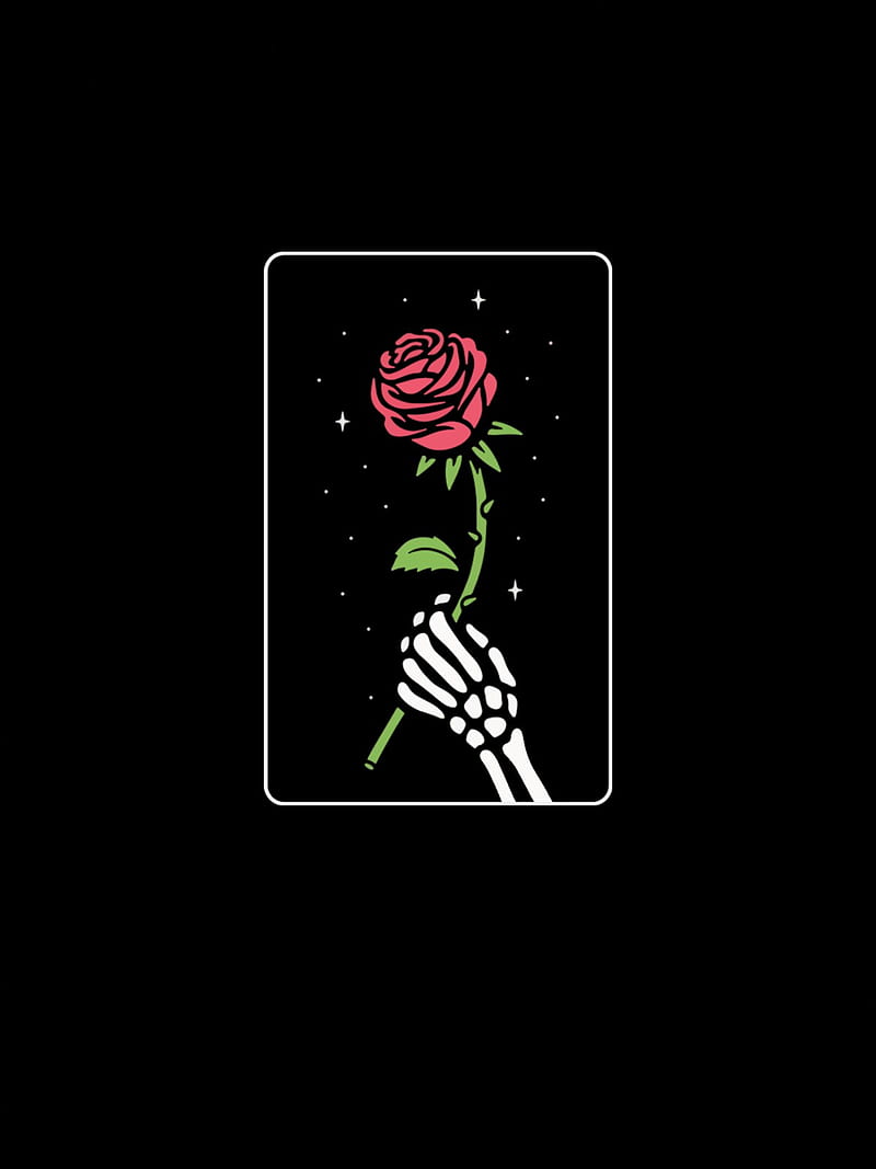 Aesthetic skull and roses HD wallpapers  Pxfuel