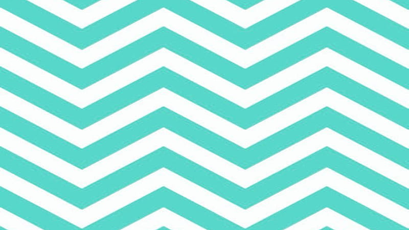White Turquoise Zigzag Turquoise, HD wallpaper