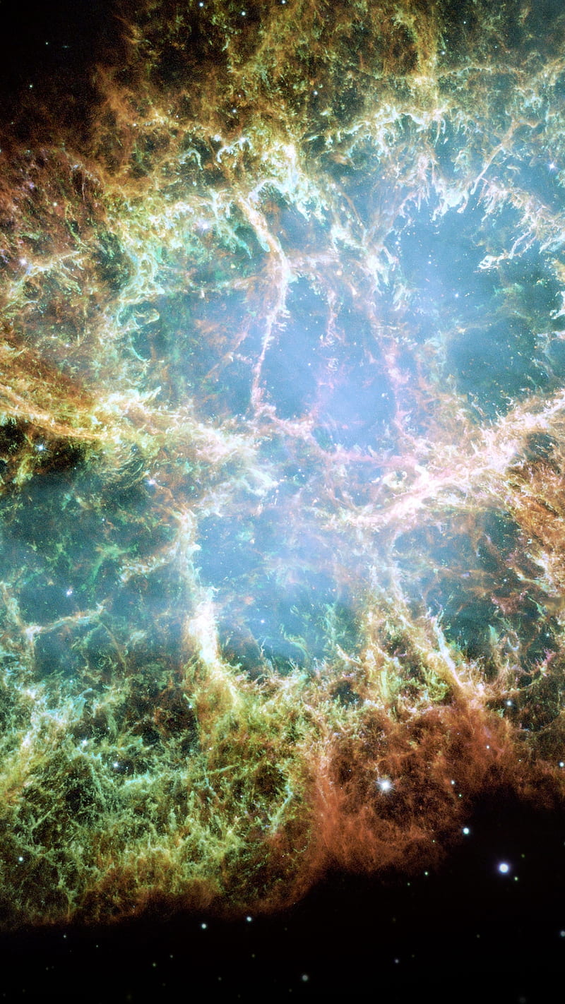 Supernova Crab Nebula , crab nebula, starts, night, HD phone wallpaper