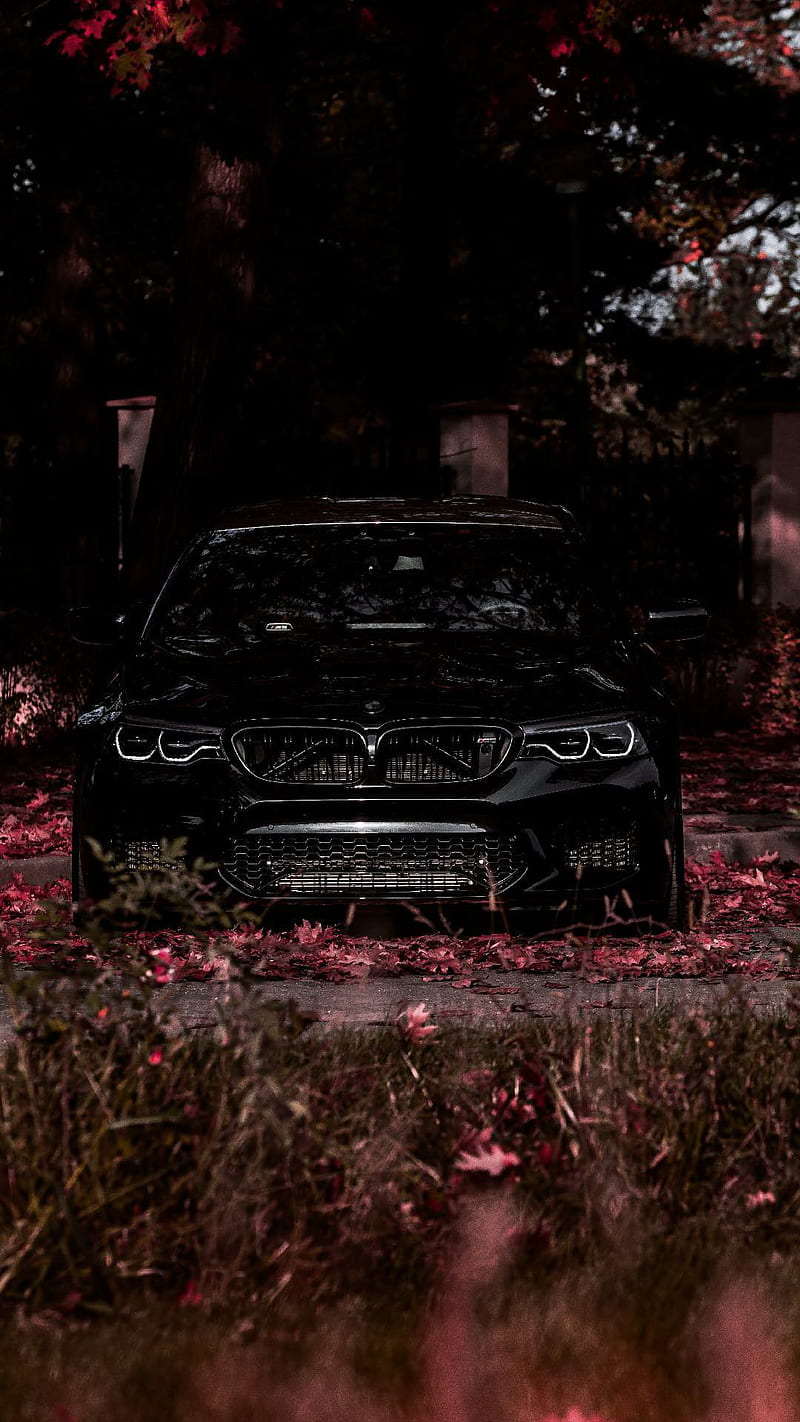 Stealth BMW, m5, black, car, supercar, sports, america, new, autumn, HD phone wallpaper
