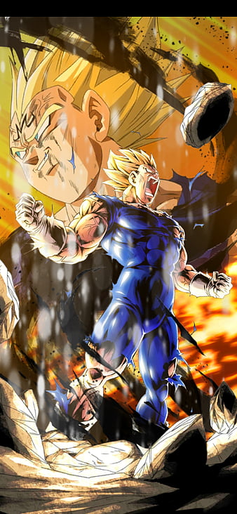 Pixilart - Majin Vegeta Vs SSJ2 Goku base by Infiniteanime