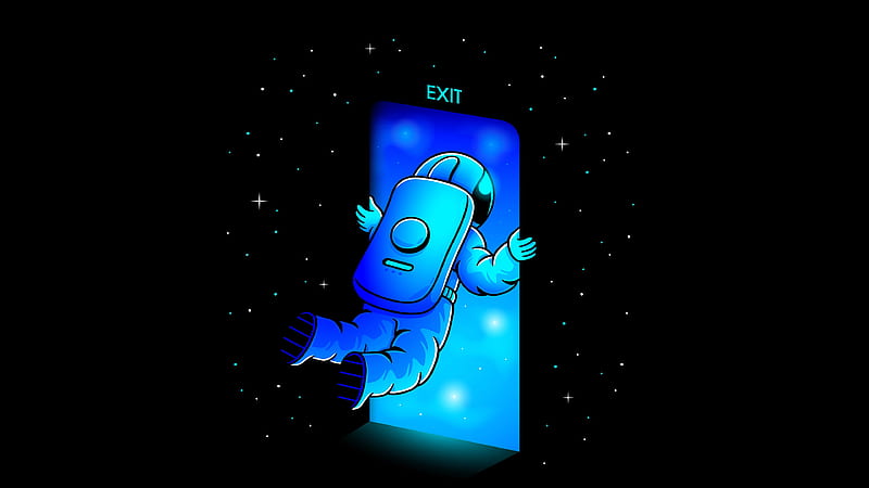 Exit Astronaut , astronaut, artist, artwork, digital-art, HD wallpaper