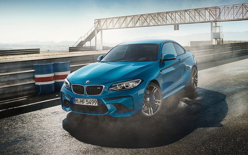 2016, bmw m2, racing track, sports coupe, HD wallpaper