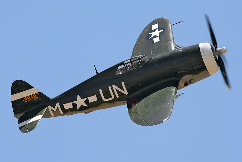 P-47 Thunderbolt, plane, thunderbolt, jug, p47, republic, p-47, HD wallpaper