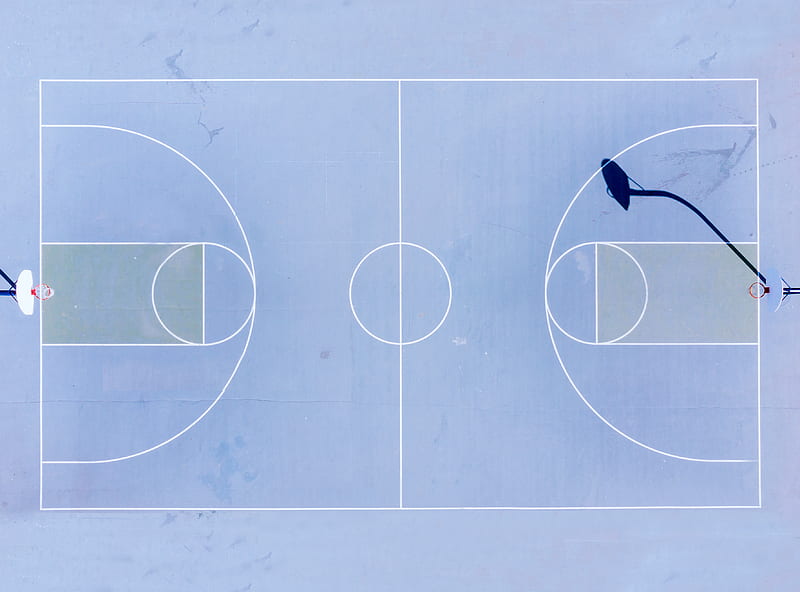 basketball court illustration, HD wallpaper