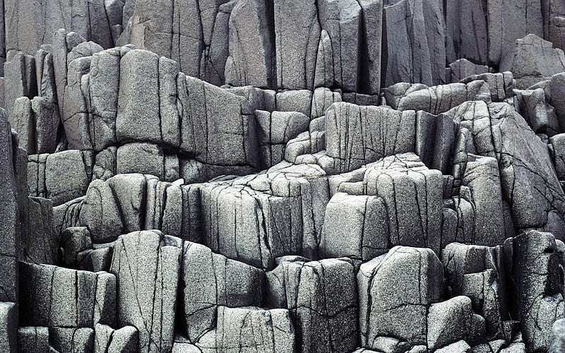 Canada Briar Island columnar basalt, HD wallpaper