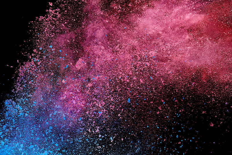 Colour, aurora, borealis, color, explosion, explosions, orange, paint, splash, HD wallpaper