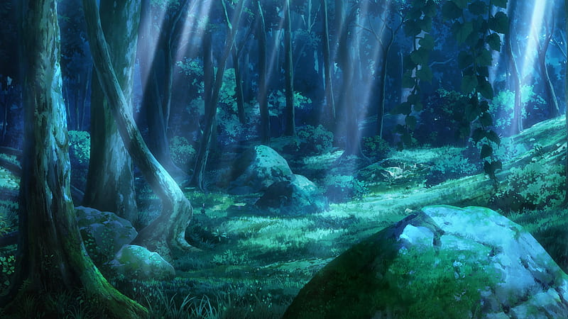 Anime, In the Heart of Kunoichi Tsubaki, Forest, HD wallpaper | Peakpx