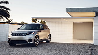 Land Rover, Range Rover Velar, Dynamic, 2018 silver, new SUV, luxury cars, Range Rover, HD wallpaper