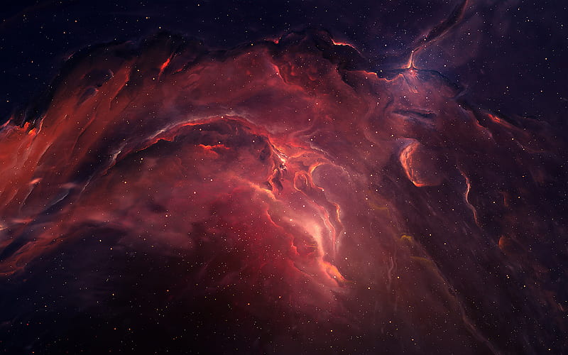Eden Nebula, nebula, space, digital-universe, HD wallpaper