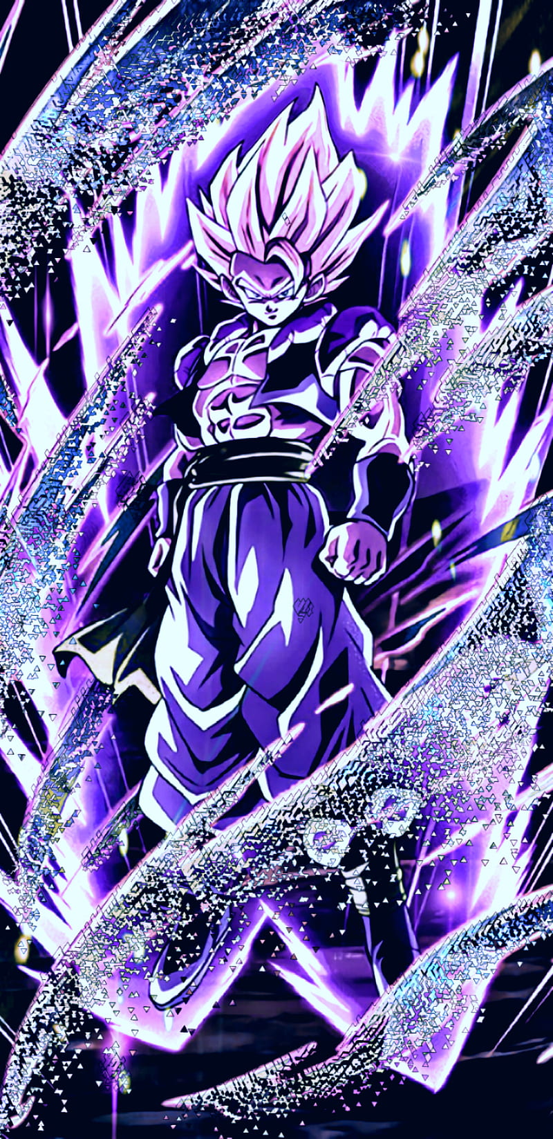 SUPER GALAXY GOGETA, ball, dragon, god, goku, vegeta, HD phone wallpaper