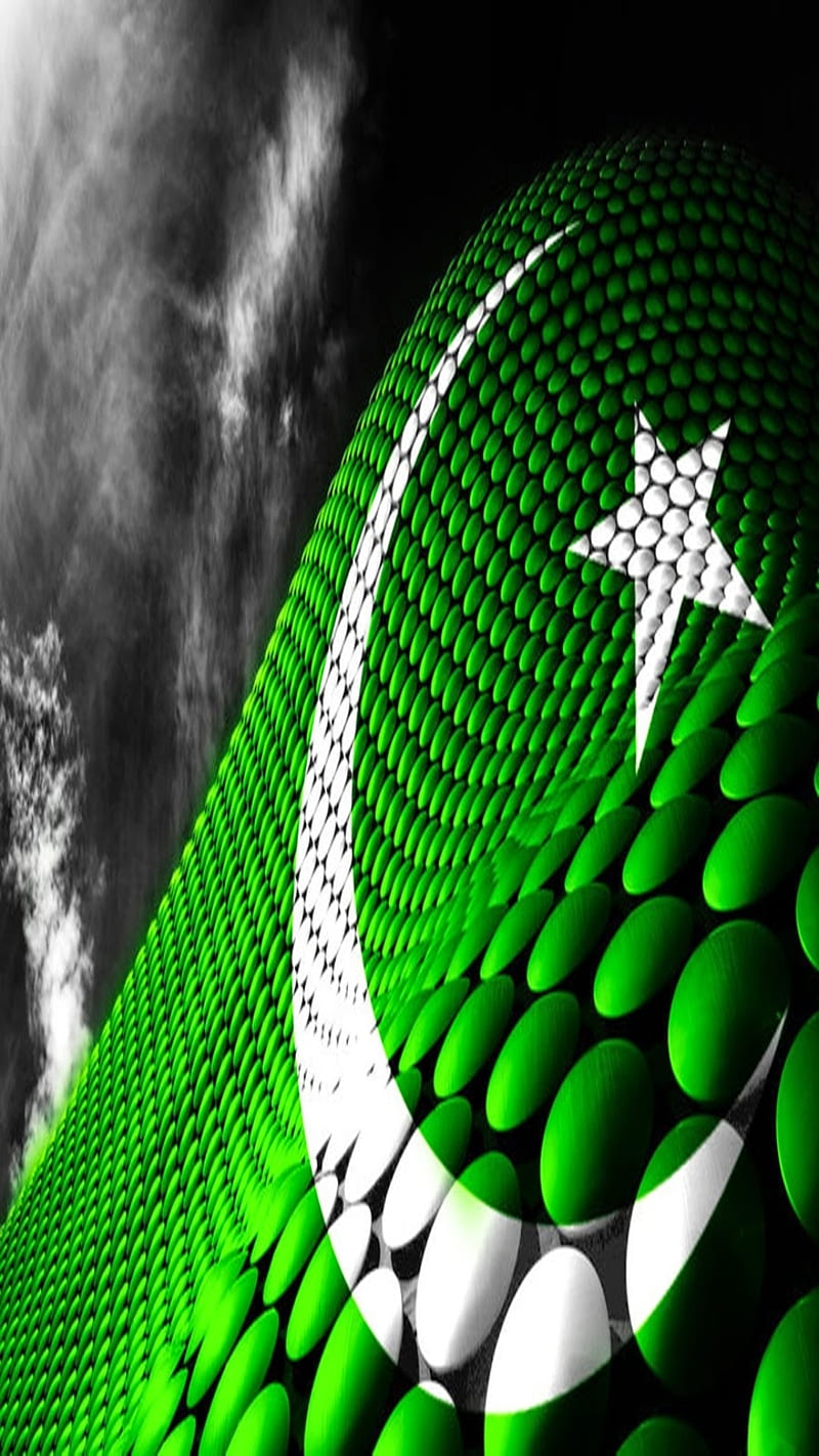 Pak Flag, awesome, bonito, circles, desenho, look, nice, pakistan, HD phone wallpaper