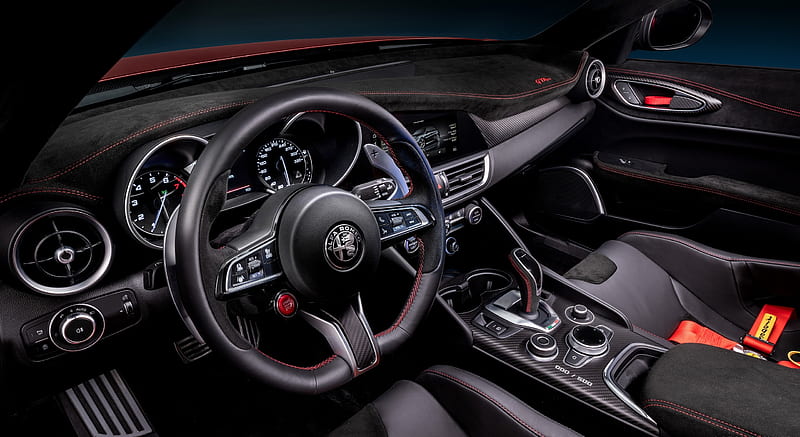 2021 Alfa Romeo Giulia GTA - Interior , car, HD wallpaper