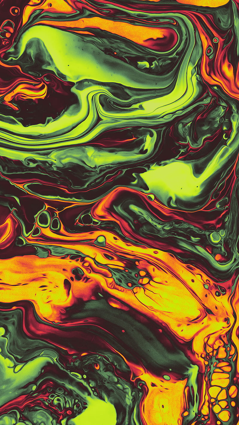 Islands, Color, Colorful, Geoglyser, abstract, green, holographic ...