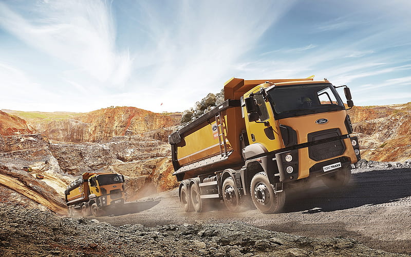 Ford Cargo 4142 D, 2020, 8x4, Dump Truck, new trucks, mining dump trucks,  Ford, HD wallpaper | Peakpx