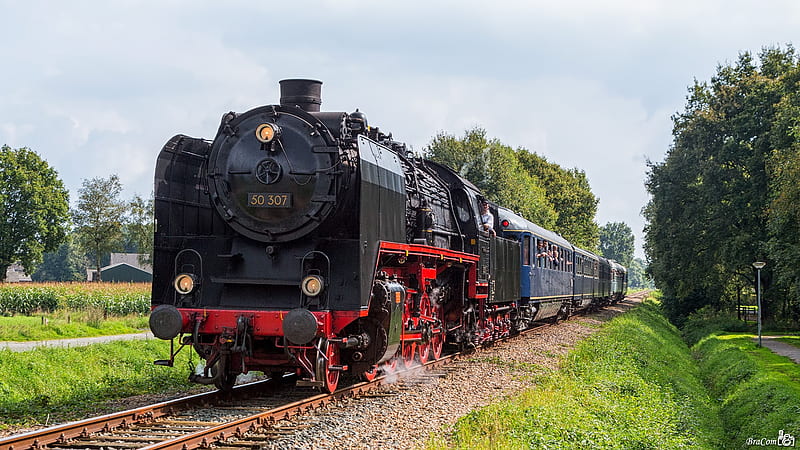 Dutch Steam Train - VSM, Train, Steam, Dutch, VSM, HD wallpaper