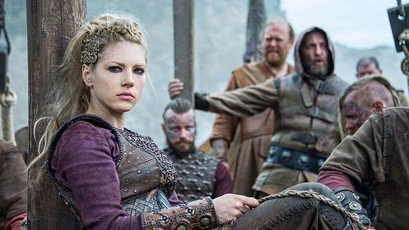 Vikings 2013 - 2020, tv series, blonde, katheryn winnick, vikings, lagertha, actress, woman, HD wallpaper