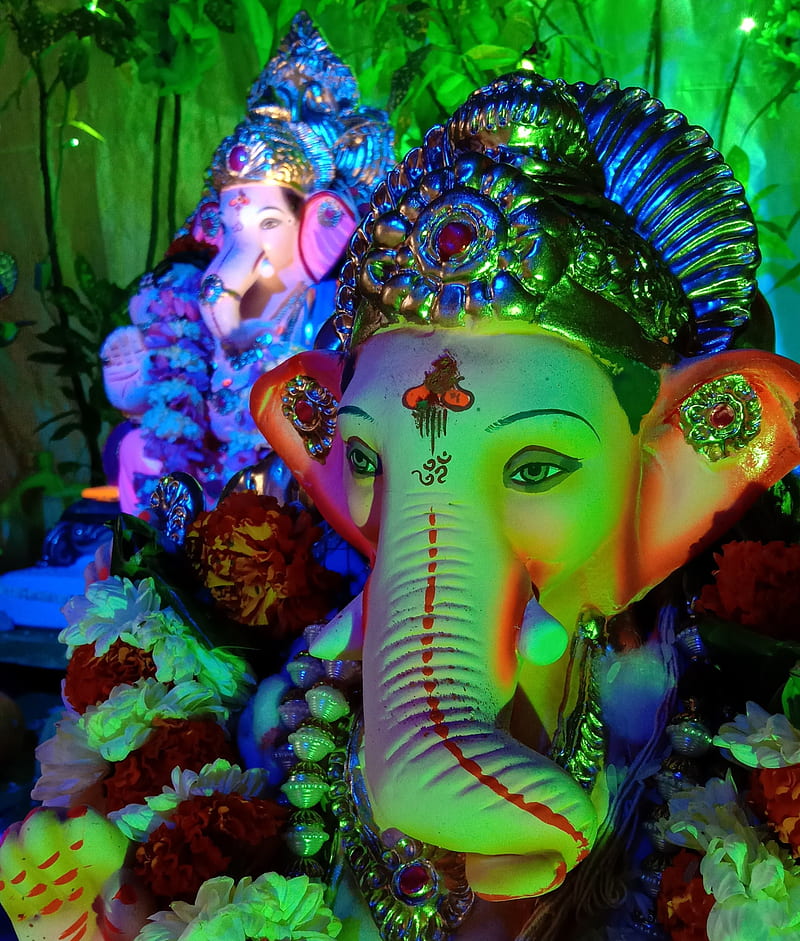 Bappa, ganesha, ganpati, god, manglamurti, morya, world, HD phone wallpaper