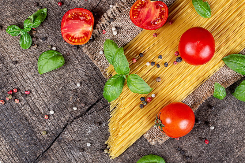 Food, Pasta, Still Life, Tomato, HD wallpaper