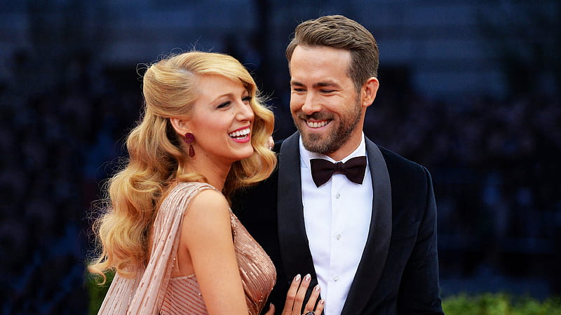 Blake Lively With Ryan Reynolds Celebrities, HD wallpaper