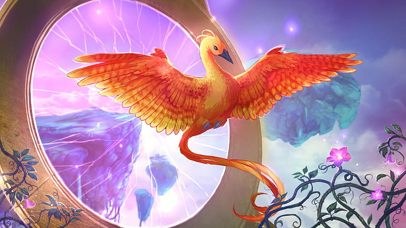 Video Game, Mythic Wonders: The Philosopher's Stone, Bird, Fantasy, Phoenix, HD wallpaper