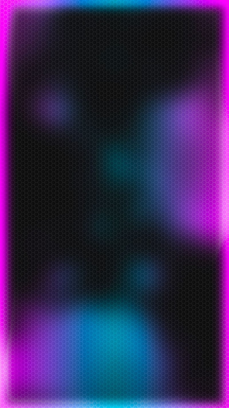Blur, blue, edge, edges, pattern, pink, purple, screen, texture, HD phone wallpaper