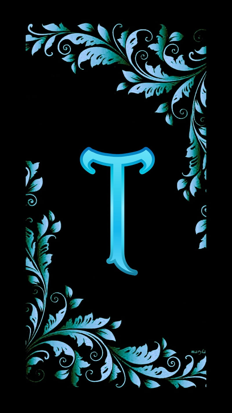 Baby Blue T, alphabet, android, blue, cool, desenho, iphone, letter t,  letters, HD phone wallpaper | Peakpx