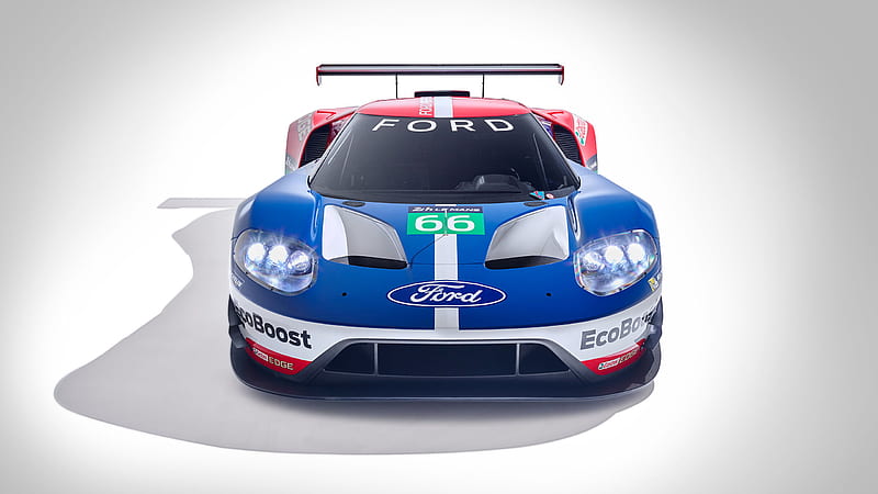 Ford GT Le Mans Racecar Race Car Cars, HD wallpaper