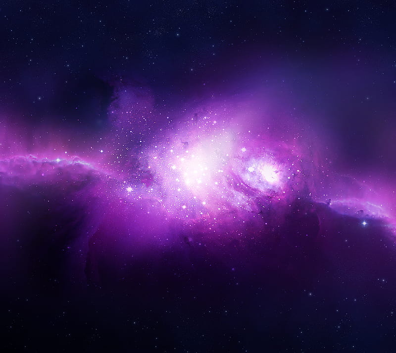 Purple Nebula, color, cosmos, gases, space, stars, universe, HD wallpaper