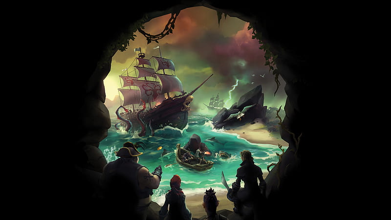 Sea Of Thieves 2017, sea-of-thieves, games, pc-games, xbox-games, 2017-games, HD wallpaper