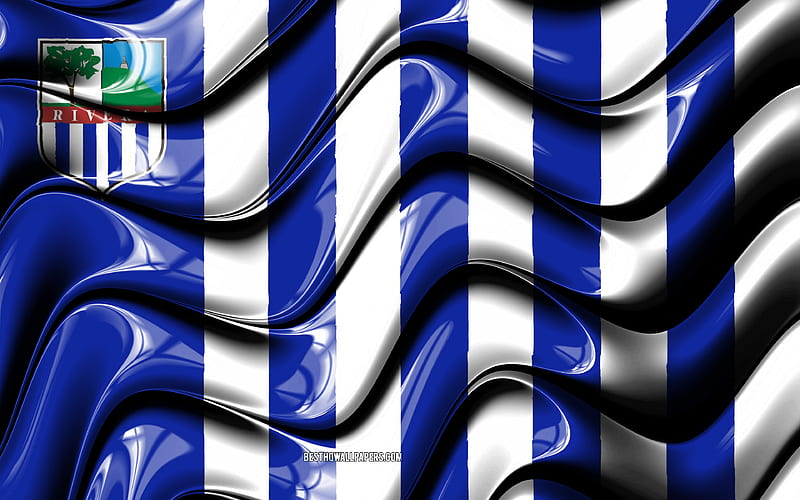 Rivera flag Departments of Uruguay, administrative districts, Flag of Rivera, 3D art, Rivera Department, Uruguayan departments, Rivera 3D flag, Uruguay, South America, HD wallpaper
