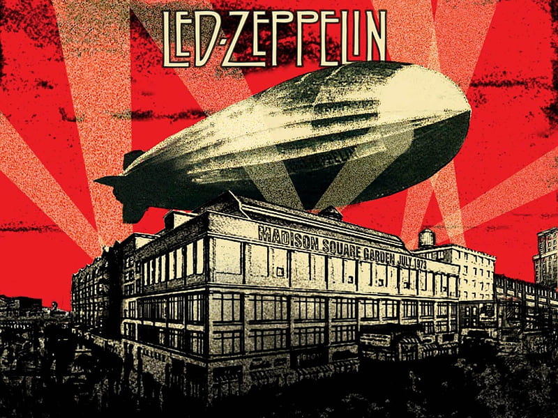 led zeppelin, buidling, ship, air, led, zeppelin, HD wallpaper