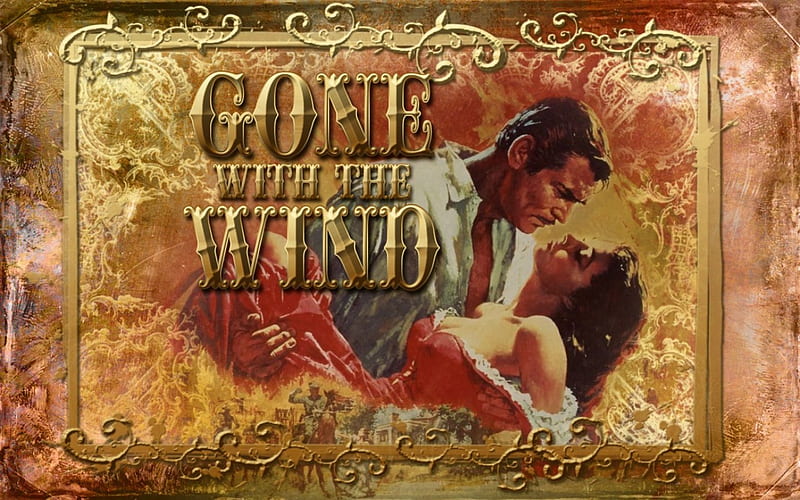 Gone with the Wind Movie Poster, poster, gone with the wind, graphy, movies, abstract, HD wallpaper